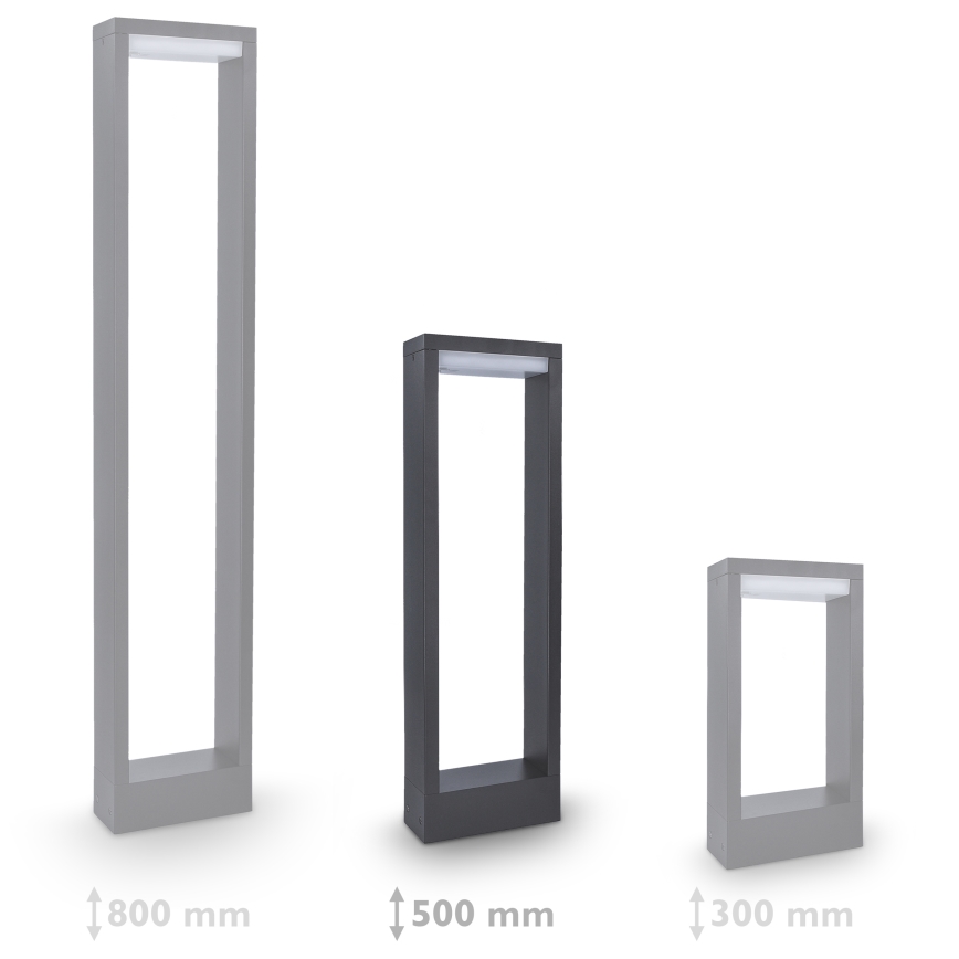 Brilagi - LED udendørslampe RAGUSA LED/7W/230V 3000/4000/6000K antracit IP54 50 cm