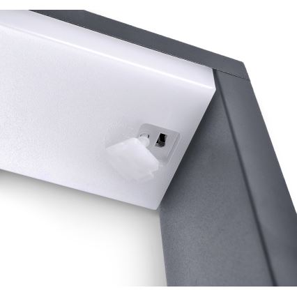 Brilagi - LED udendørslampe RAGUSA LED/7W/230V 3000/4000/6000K antracit IP54 80 cm