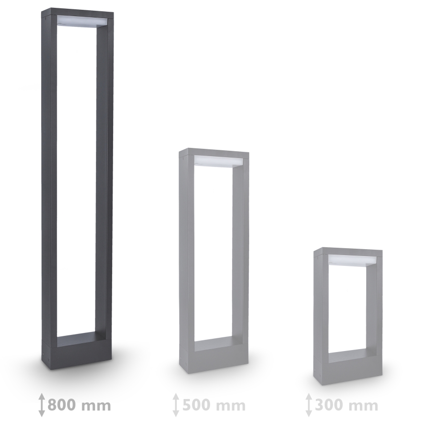 Brilagi - LED udendørslampe RAGUSA LED/7W/230V 3000/4000/6000K antracit IP54 80 cm