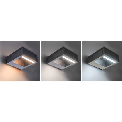 Brilagi - Udendørs LED væglampe RAGUSA LED/7W/230V 3000/4000/6000K antracit IP54