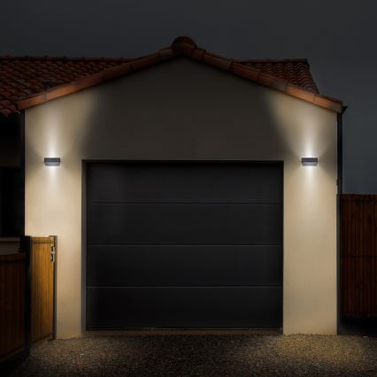 Brilagi - Udendørs LED væglampe RAGUSA LED/7W/230V 3000/4000/6000K antracit IP54
