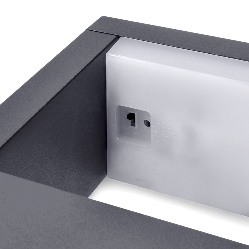 Brilagi - Udendørs LED væglampe RAGUSA LED/7W/230V 3000/4000/6000K antracit IP54