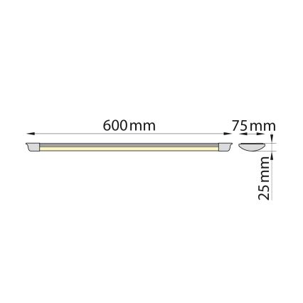 Brilagi - LED underskabslampe AVERO LED/16W/230V 60 cm