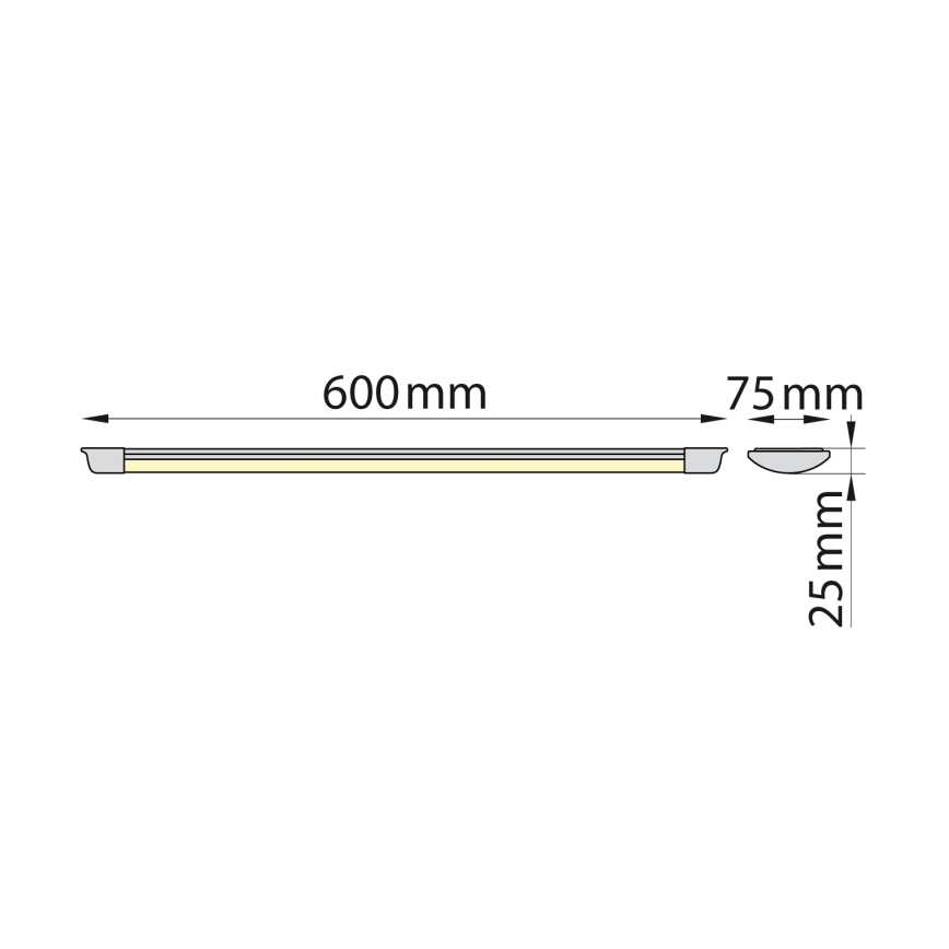 Brilagi - LED underskabslampe AVERO LED/16W/230V 60 cm