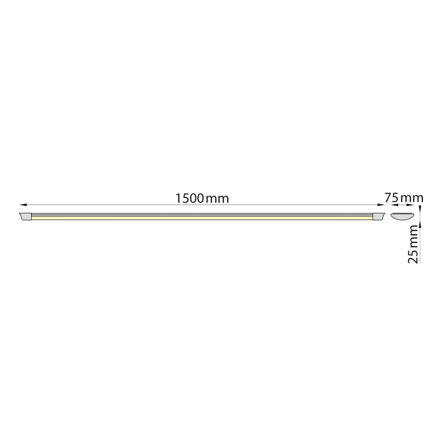 Brilagi - LED underskabslampe AVERO LED/45W/230V 150 cm
