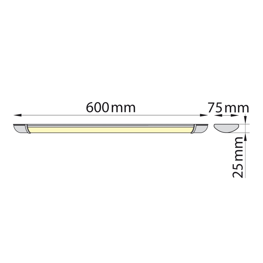 Brilagi - LED underskabslampe LUMA LED/16W/230V 60 cm