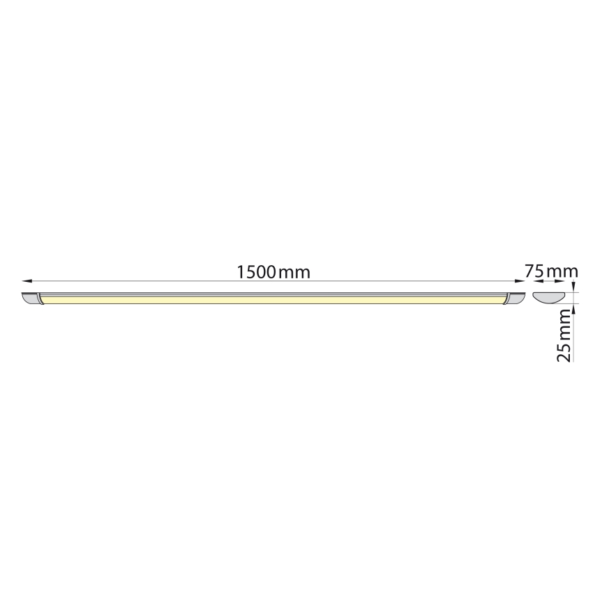 Brilagi - LED underskabslampe LUMA LED/40W/230V 150 cm