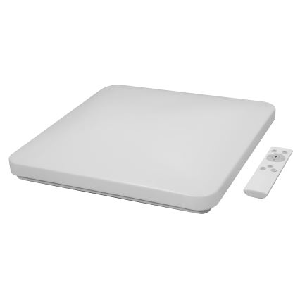 Brilagi - LED dæmpbar loftlampe VELVET SQUARE SMART LED/36W/230V 60x60 cm 2700-6500K Wi-Fi Tuya + fjernbetjening mintgrøn