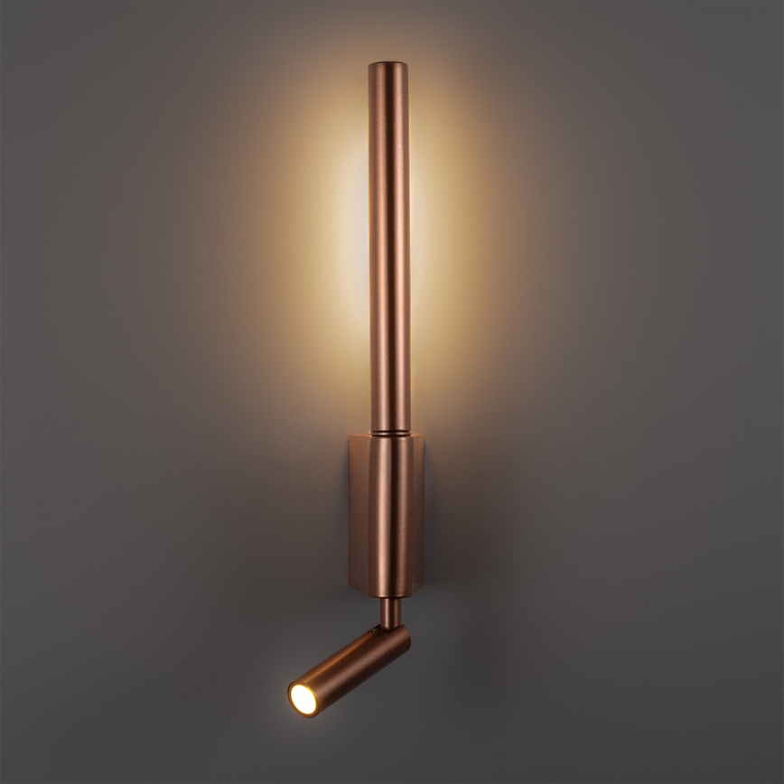 BRILAGI - LED vægspotlampe VIXON LED/3W/230V + LED/5W bronzefarvet CRI 90