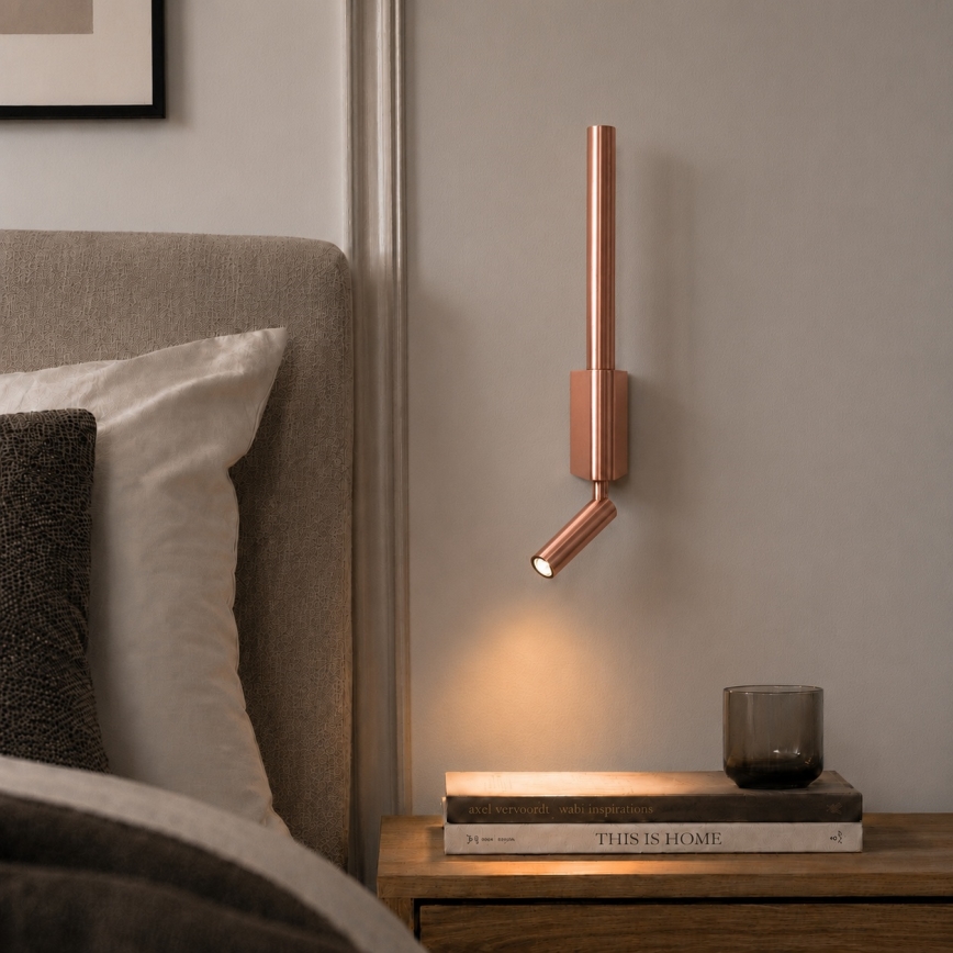 BRILAGI - LED vægspotlampe VIXON LED/3W/230V + LED/5W bronzefarvet CRI 90