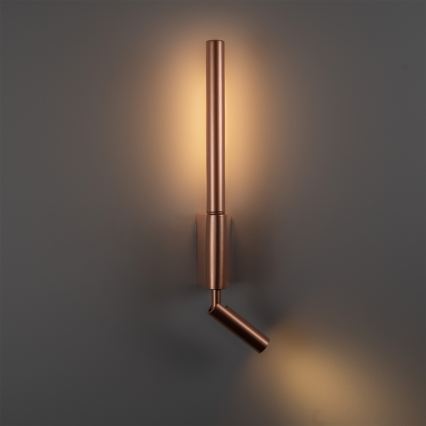 BRILAGI - LED vægspotlampe VIXON LED/3W/230V + LED/5W bronzefarvet CRI 90