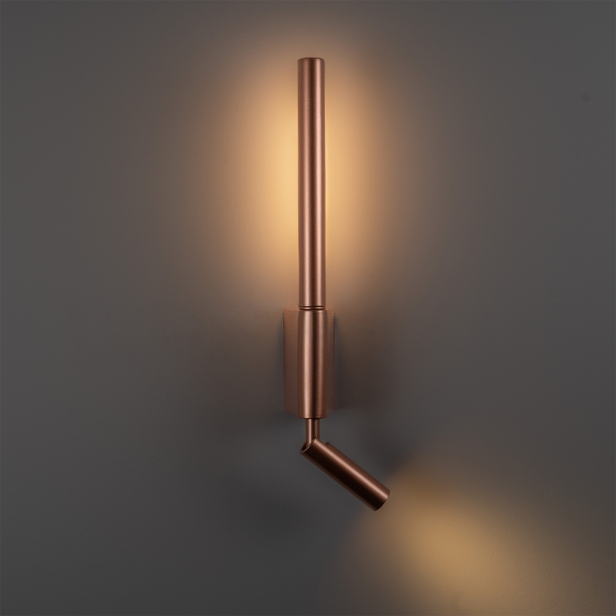 BRILAGI - LED vægspotlampe VIXON LED/3W/230V + LED/5W bronzefarvet CRI 90