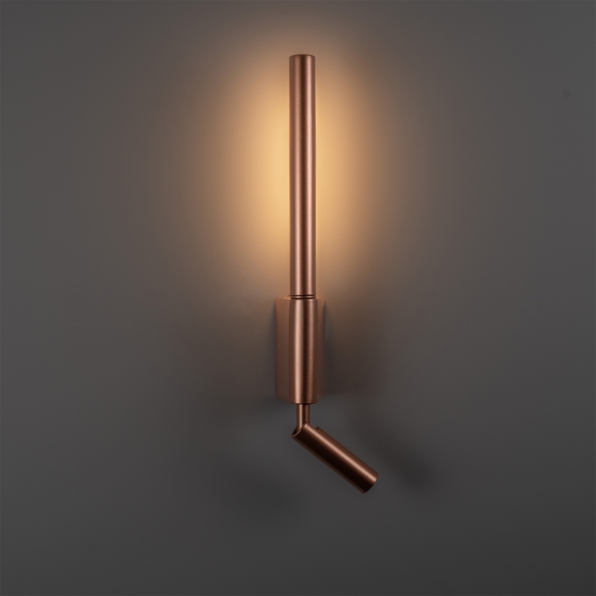BRILAGI - LED vægspotlampe VIXON LED/3W/230V + LED/5W bronzefarvet CRI 90