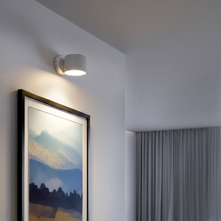 Brilagi - LED Væghængt spotlampe STRIPY 1xGX53/15W/230V hvid