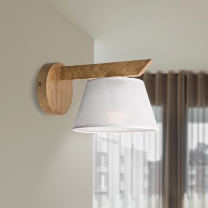 Brilagi - LED  Væglampe ANTHONY 1xE14/40W/230V eg/hvid