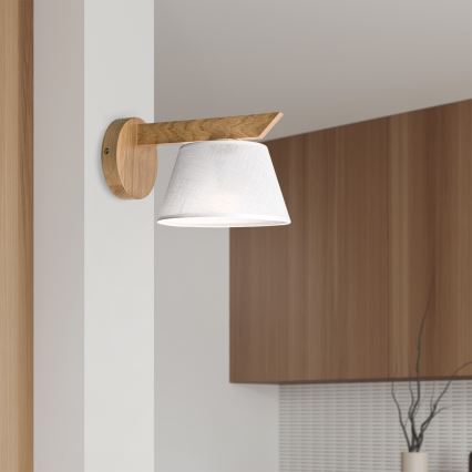 Brilagi - LED  Væglampe ANTHONY 1xE14/40W/230V eg/hvid