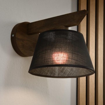 Brilagi - LED  Væglampe ANTHONY 1xE14/40W/230V eg/sort
