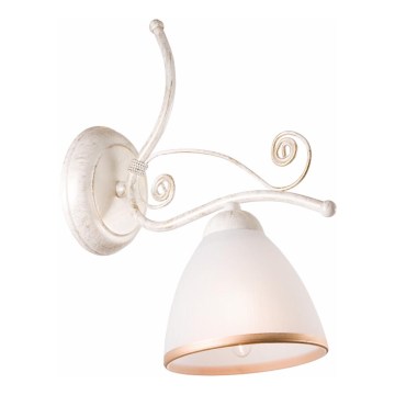 Brilagi - LED væglampe ANTICO 1xE27/60W/230V 3000K hvid patina