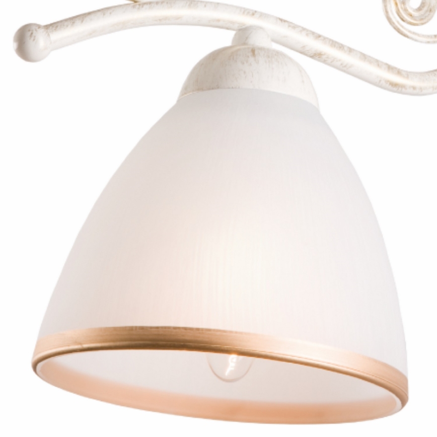 Brilagi - LED væglampe ANTICO 1xE27/60W/230V 3000K hvid patina