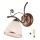 Brilagi - LED væglampe ANTICO 1xE27/60W/230V bronzefarvet patina