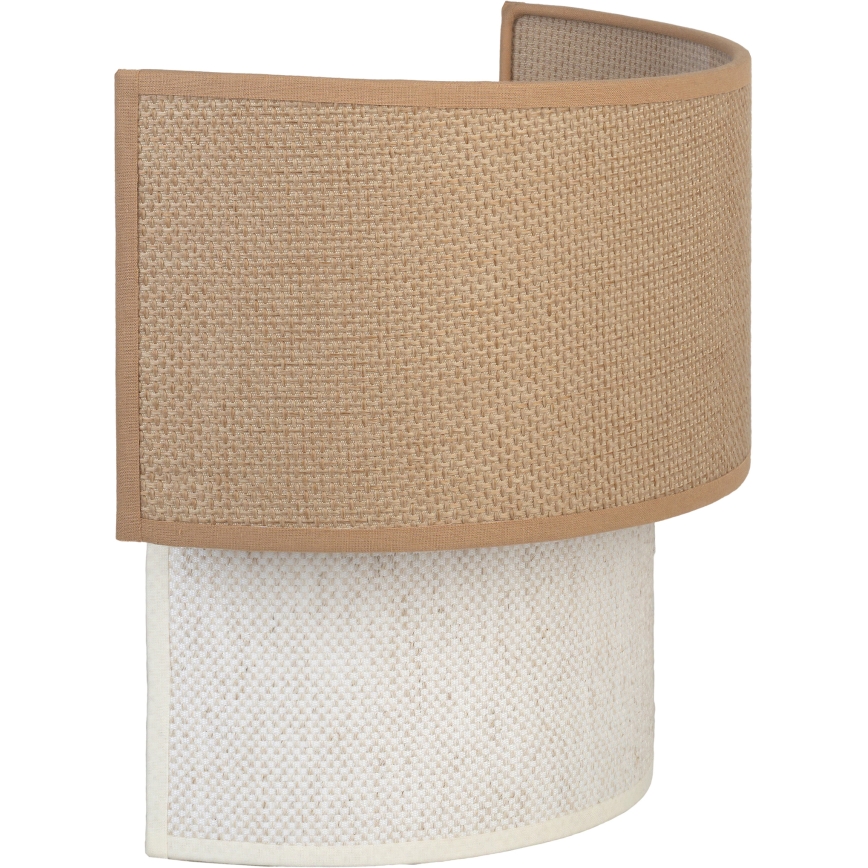 Brilagi - LED-væglampe BOHO ECO 1xE27/10W/230V beige/creme