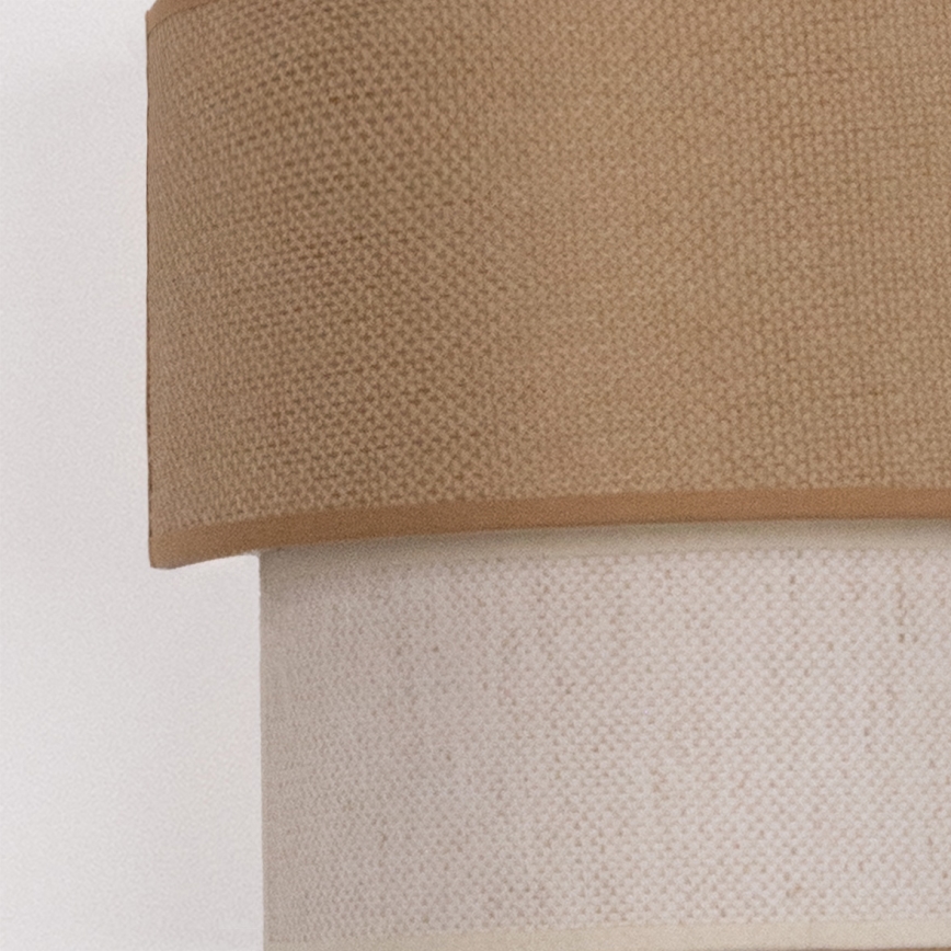 Brilagi - LED-væglampe BOHO ECO 1xE27/10W/230V beige/creme