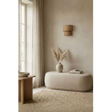 Brilagi - LED væglampe BOHO ECO 1xE27/10W/230V beige