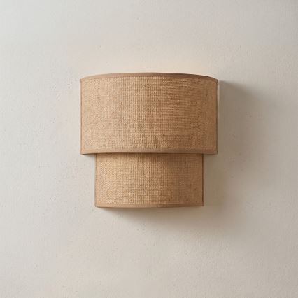 Brilagi - LED væglampe BOHO ECO 1xE27/10W/230V beige