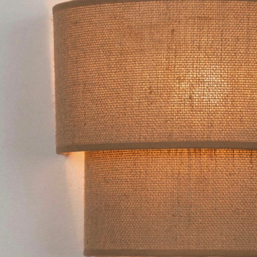 Brilagi - LED væglampe BOHO ECO 1xE27/10W/230V beige