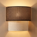 Brilagi - LED væglampe BOHO ECO 1xE27/10W/230V brun/creme