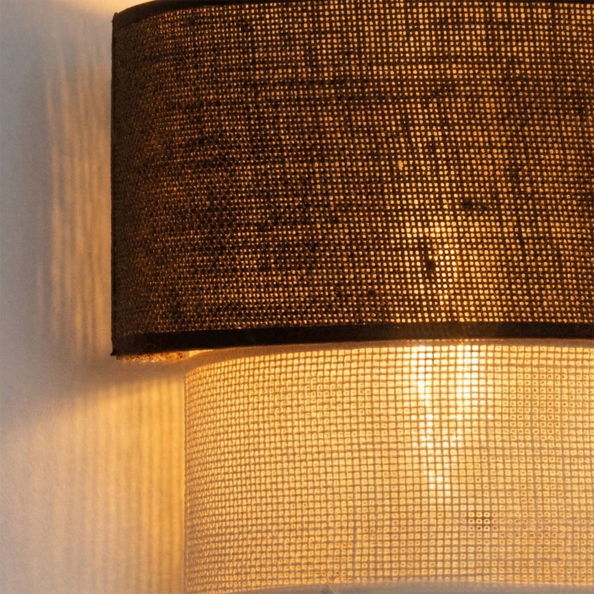 Brilagi - LED væglampe BOHO ECO 1xE27/10W/230V brun/creme