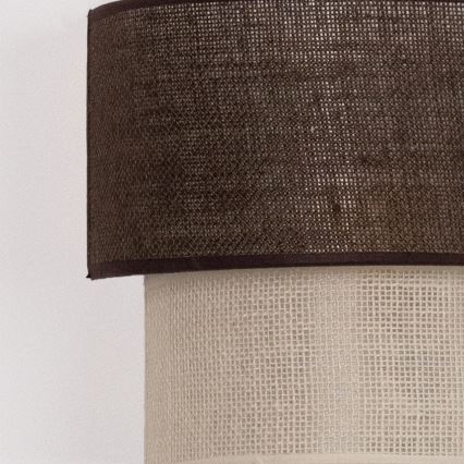 Brilagi - LED væglampe BOHO ECO 1xE27/10W/230V brun/creme