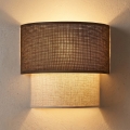 Brilagi - LED væglampe BOHO ECO 1xE27/10W/230V brun/creme