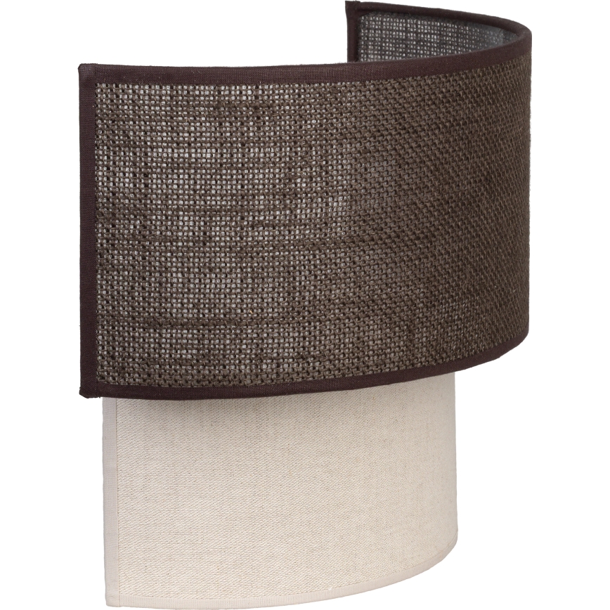 Brilagi - LED væglampe BOHO ECO 1xE27/10W/230V brun/creme