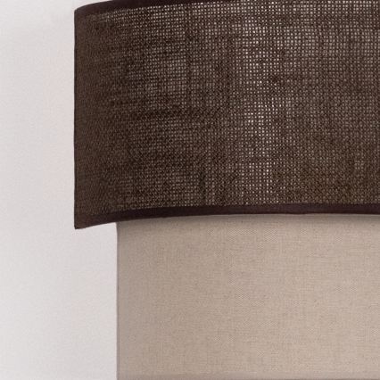 Brilagi - LED væglampe BOHO ECO 1xE27/10W/230V brun/creme