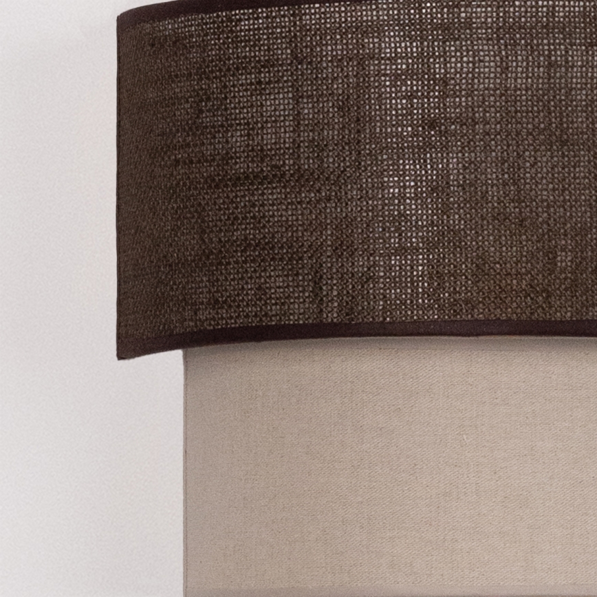 Brilagi - LED væglampe BOHO ECO 1xE27/10W/230V brun/creme