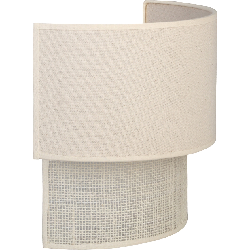Brilagi - LED væglampe BOHO ECO 1xE27/10W/230V cremefarvet
