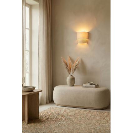 Brilagi - LED væglampe BOHO ECO 1xE27/10W/230V cremefarvet
