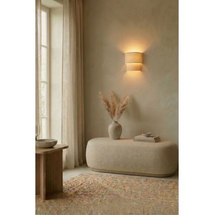 Brilagi - LED væglampe BOHO ECO 1xE27/10W/230V cremefarvet