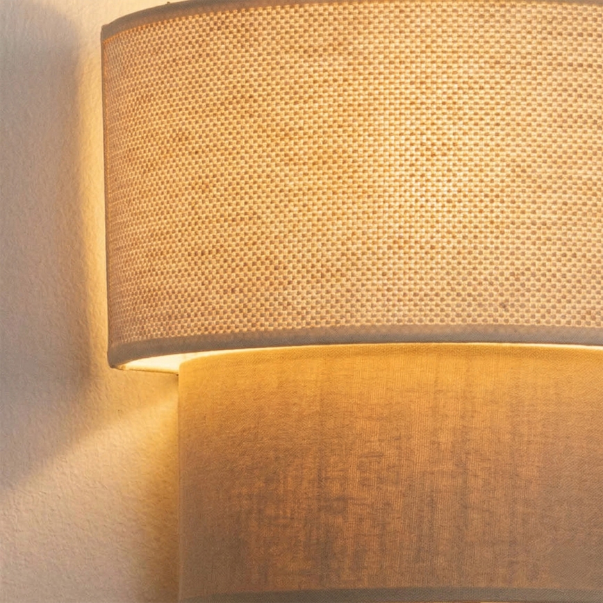 Brilagi - LED væglampe BOHO ECO 1xE27/10W/230V cremefarvet