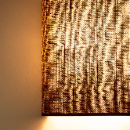 Brilagi - LED væglampe BOHO STYLE 1xE27/15W/230V brun