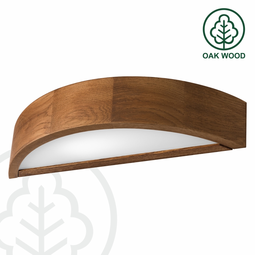 Brilagi - LED væglampe CARVALHO 1xE27/15W/230V eg kirsebær