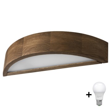 Brilagi - LED Væglampe CARVALHO 1xE27/60W/230V eg