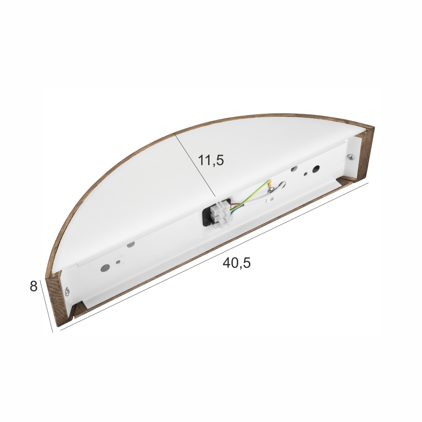 Brilagi - LED Væglampe CARVALHO 1xE27/60W/230V eg