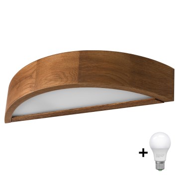 Brilagi - LED væglampe CARVALHO 1xE27/60W/230V eg kirsebær