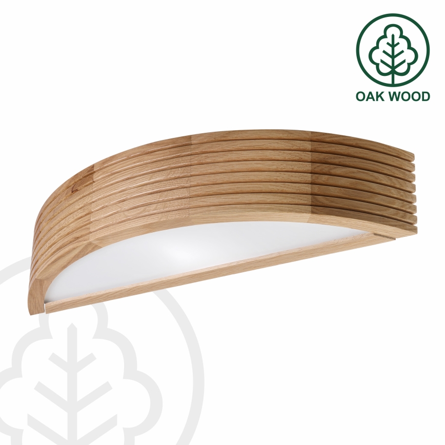 Brilagi - LED væglampe CARVALHO MODERN 1xE27/60W/230V eg