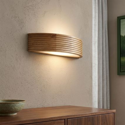 Brilagi - LED væglampe CARVALHO MODERN 1xE27/60W/230V eg