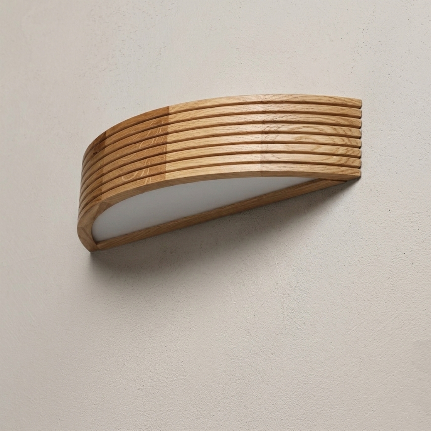 Brilagi - LED væglampe CARVALHO MODERN 1xE27/60W/230V eg
