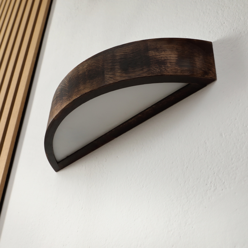 Brilagi - LED væglampe CARVALHO SMOKEY 1xE27/60W/230V eg