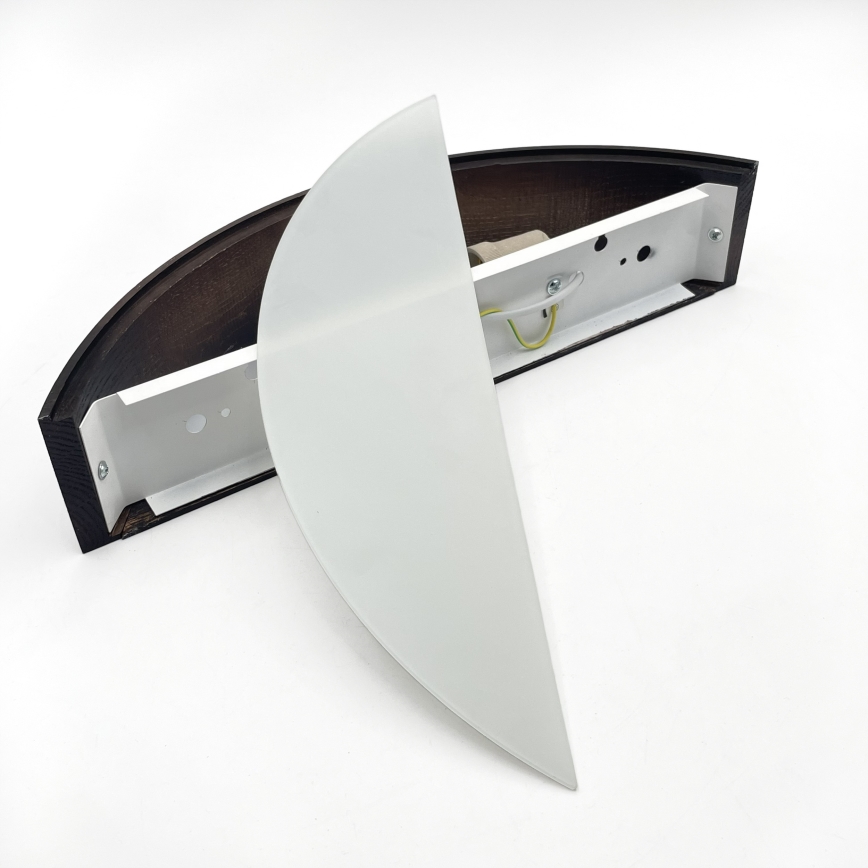 Brilagi - LED væglampe CARVALHO SMOKEY 1xE27/60W/230V eg